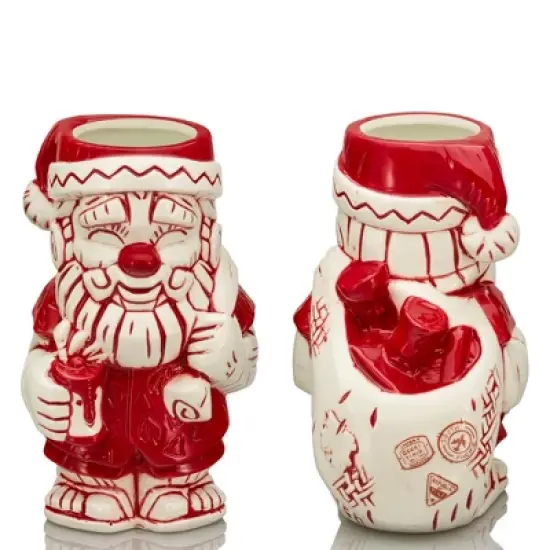 Beeline Creative Geeki Tikis Santa Clause 30 Ounce Ceramic Mug image {2}