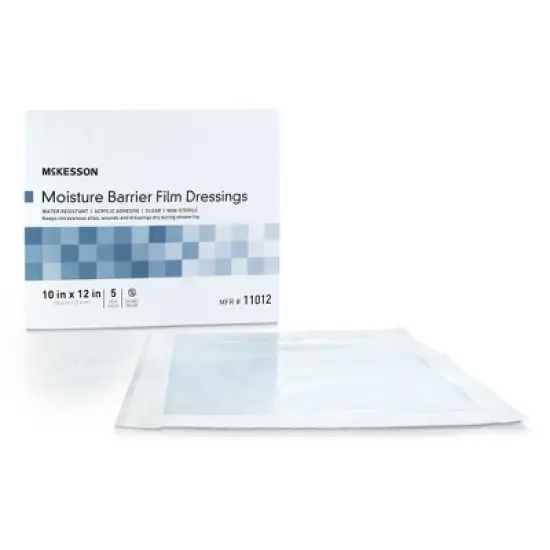 McKesson IV Site Barrier Protector Clear Sterile 10 x 12" 11012, 5 Ct image {4}
