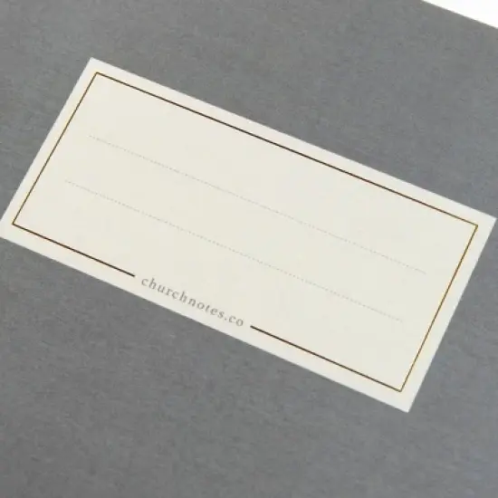 College Ruled 1 Subject Spiral Notebook Navy - Church Notes: Sermon & Church Journal, Foil Accent, Hard Cover, 75 Pages image {2}