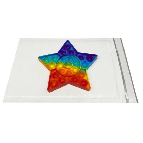 UOFFICE Pack of 100 White Poly Bubble Mailer Bags 7.25"x12"- #1 Envelopes image {5}