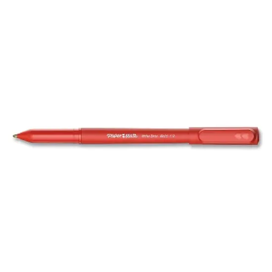 Paper Mart Paper Mate Write Bros. Ballpoint Pen Stick Bold 1.2 mm Red Ink Red Barrel Dozen 2124521 image {1}