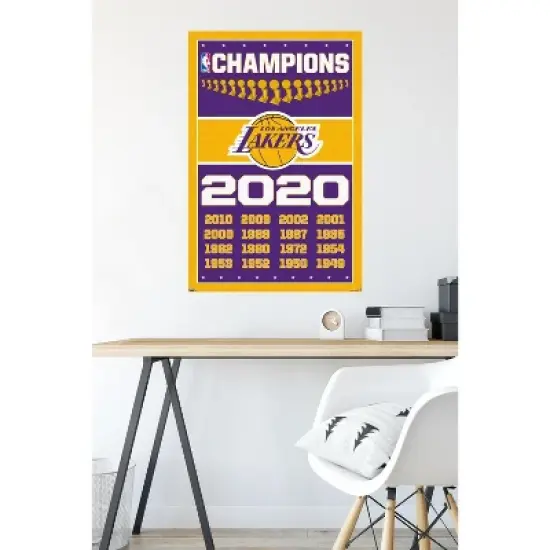 Trends International NBA Los Angeles Lakers - Champions 20 Unframed Wall Poster Prints image {5}