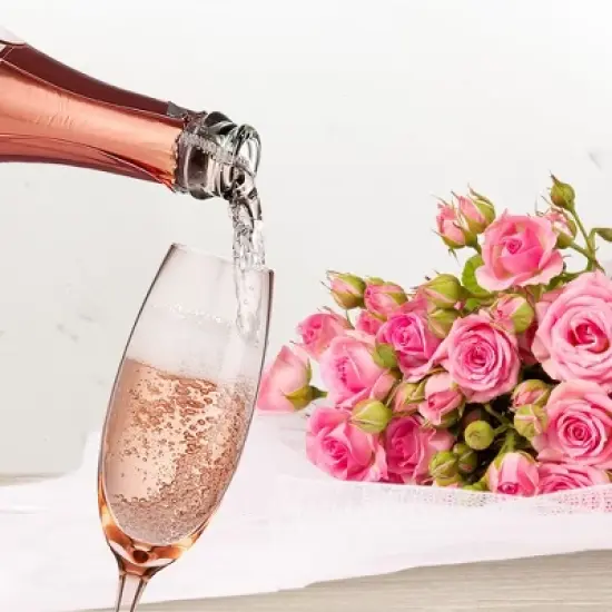 Berkware Elegant Sparkling Colored Champagne Flutes - 7.3oz image {4}