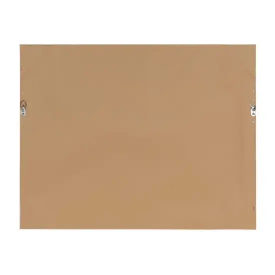 29" x 23" Beatrice Framed Magnetic Dry Erase Monthly Calendar Rustic Brown - DesignOvation image {2}