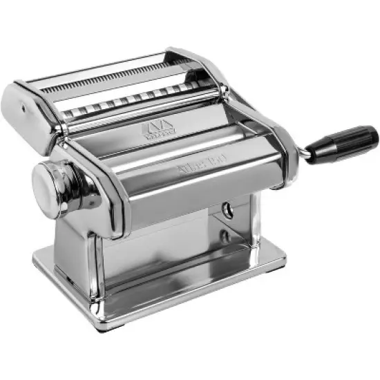 Marcato Atlas 150 Pasta Machine with Cutter and Hand Crank, Made in Italy image {4}