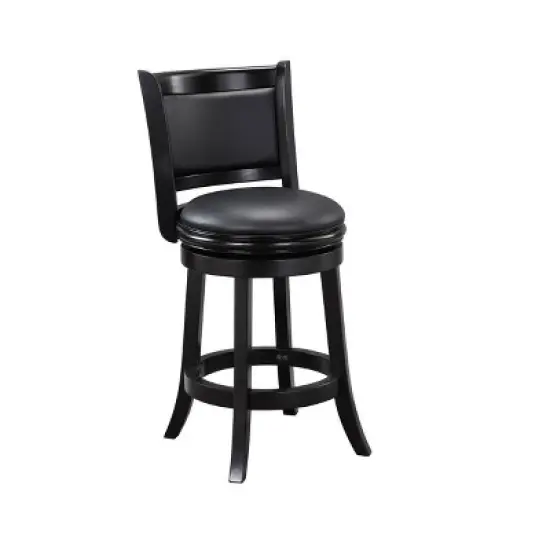 24" Augusta Swivel Counter Height Barstool Hardwood - Boraam image {13}