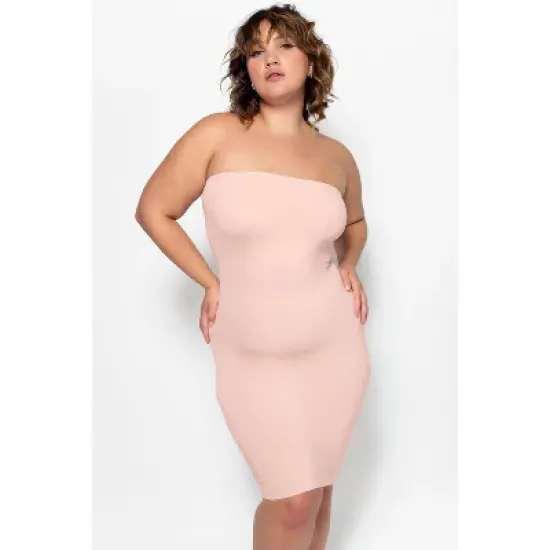 Smart & Sexy Naked Strapless Slip image {7}