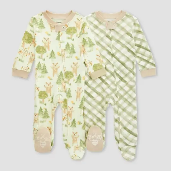 Burt's Bees Baby&reg; 2pc Beary Fun Forest Sleep & Play image {2}