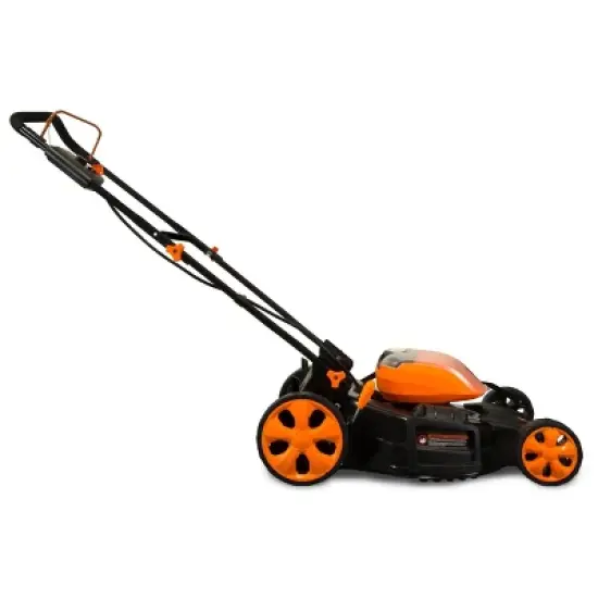 WEN 40441 40V Max 21" Cordless 3-in-1 Lawn Mower With Two Batteries 16gal Bag & Charger image {1}