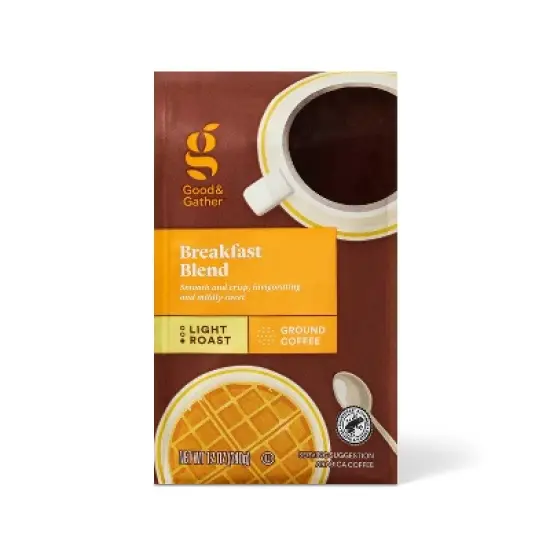 Breakfast Blend Light Roast Ground Coffee - 12oz - Good & Gather&trade; image {4}