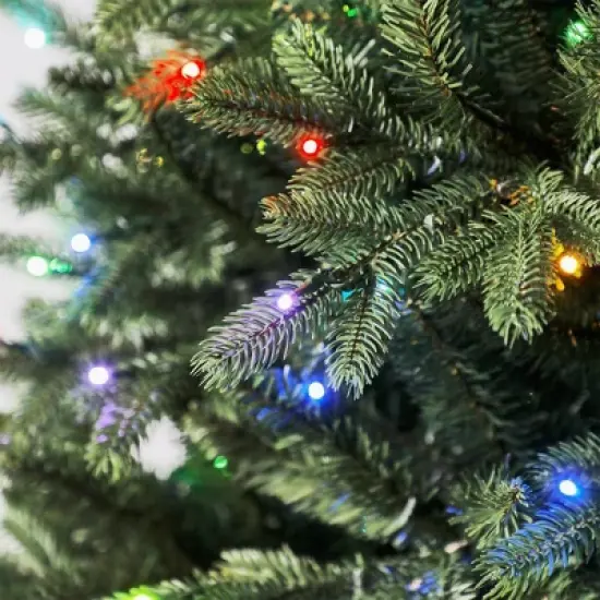 Home Heritage 16.3' Wrapped Dome Holiday Lights, App Control, 50 RGB LEDs,2 Pack image {4}