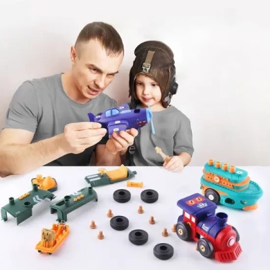 iPlay, iLearn Vintage Take Apart Vehicles image {2}