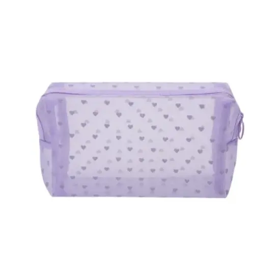 Unique Bargains Convenient Heart Pattern Makeup Bag 1 Pc image {6}