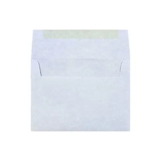 JAM Paper A7 Parchment Invitation Envelopes 5.25 x 7.25 Blue Recycled 10379 image {1}