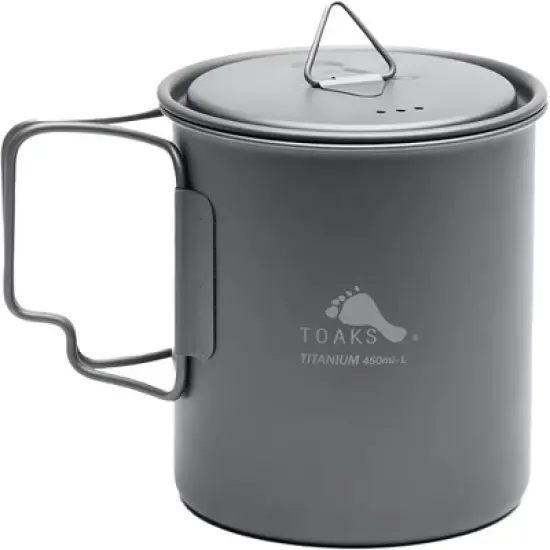 TOAKS 450ml Ultralight Titanium Cup with Lid image {2}