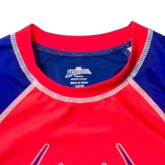 Marvel Avengers Spider-Man Hulk Black Panther Iron Man Thor Rash Guard Swim Shirt Toddler image {4}