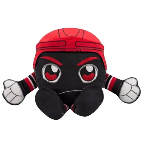 Bleacher Creatures Chicago Blackhawks 8" Kuricha Hockey Puck Sitting Plush image {2}