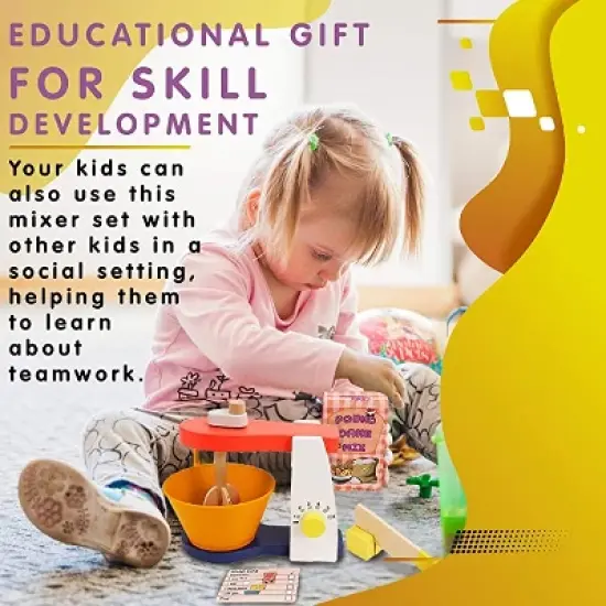 Leo & Friends Wooden Mixer Set image {1}