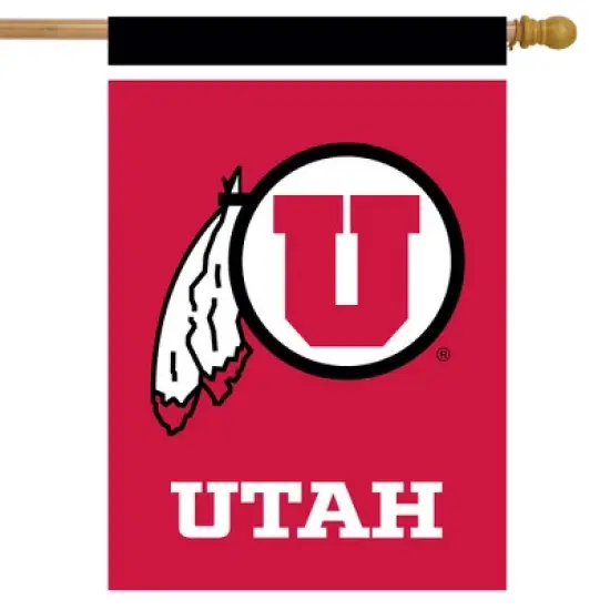 Briarwood Lane Utah Utes House Flag NCAA Licensed 28" x 40" image {1}