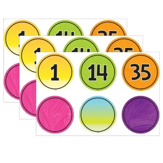 Teacher Created Resources&reg; Brights 4Ever Numbers Magnetic Accents, 42 Per Pack, 3 Packs image {3}
