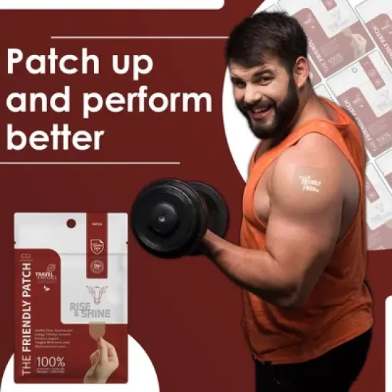 The Friendly Patch Rise & Shine 8 pack workout Togkat Ali, Horny Goat Weed, Maca image {6}