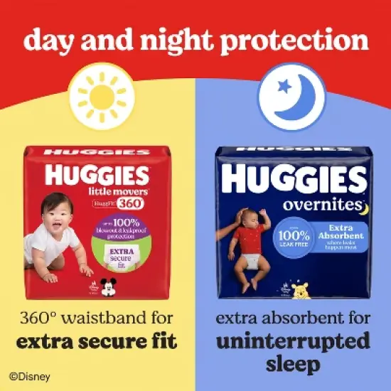 Huggies Overnites Diapers Econ+ Pack - Size 7 - 68ct image {10}