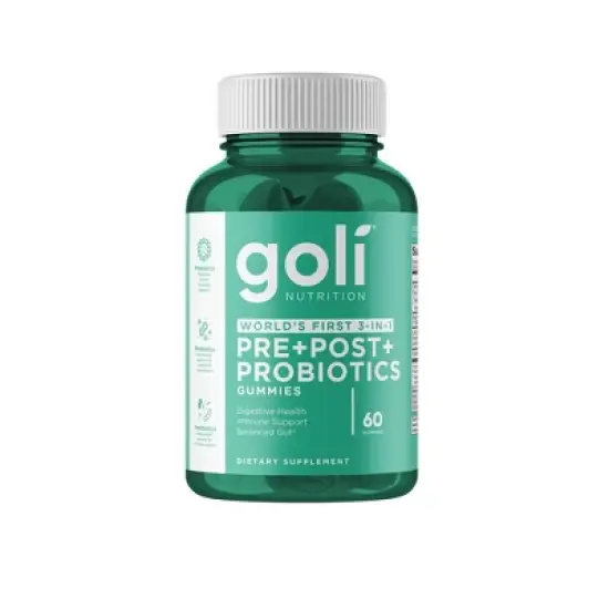 Goli Nutrition Pre + Post + Probiotics Vegan Gummies - 60ct image {8}