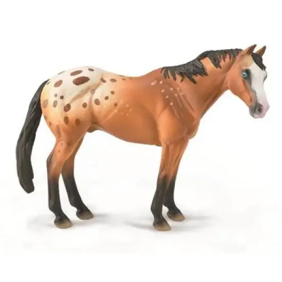 Breyer Animal Creations Breyer CollectA 1:18 Scale Model Horse | Appaloosa Stallion image {1}