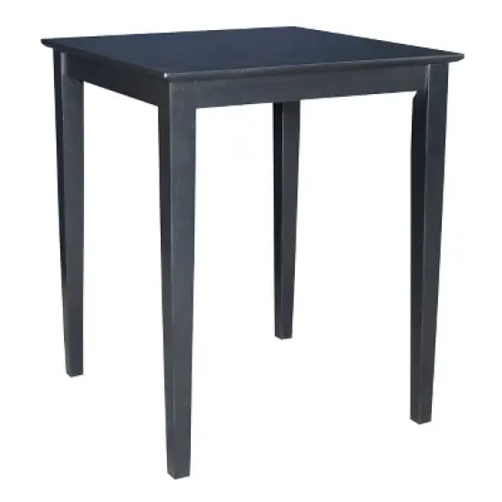 Solid Wood Top Table with Shaker Legs - International Concepts image {7}