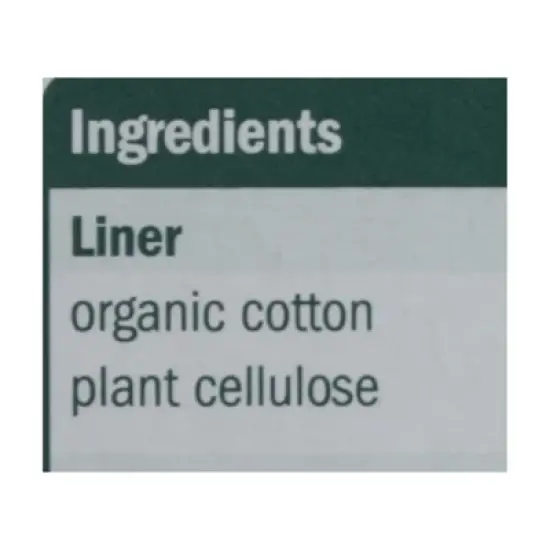 Natracare Organic Cotton Panty Liners Curved - 30 ct image {3}