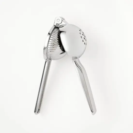 Zinc Alloy Lemon Squeezer Silver - Figmint&trade;: Citrus Press, Dishwasher-Safe, Lime Juicer, Figmint Kitchen Accessory image {3}