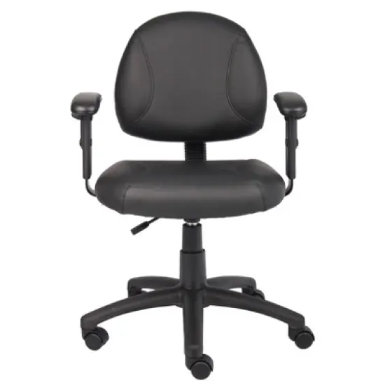 Posture Chair with Adjustable Arms Black - Boss Office Products image {4}