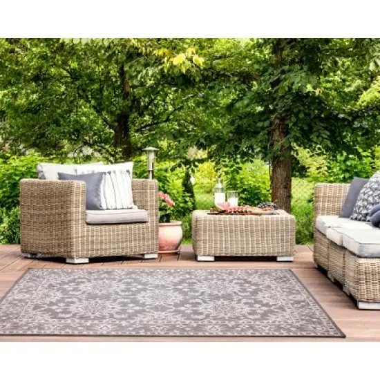 Liora Manne Malibu  Indoor/Outdoor Rug  Charcoal image {2}