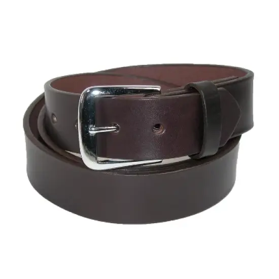 Boston Leather Men's Big & Tall Leather 1 1/2 Inch Bridle Belt image {3}