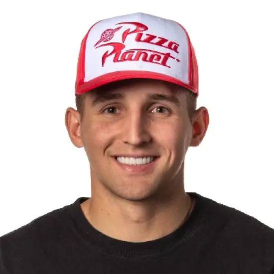 Disney Toy Story Adult Pizza Planet Embroidered Snapback Baseball Cap Hat OSFM image {1}