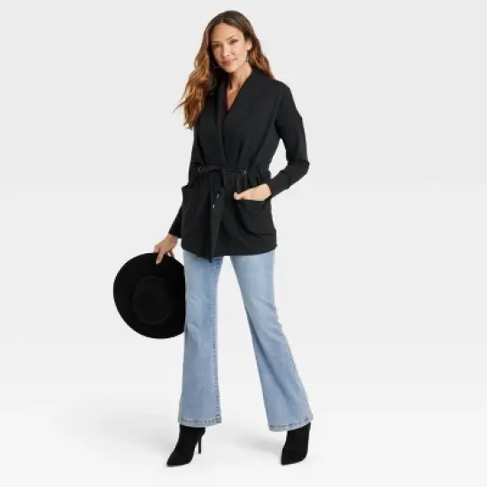 Women's Drape Front Jacket - Knox Rose&trade; image {2}