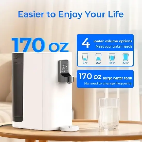 Waterdrop K19-SFK Reverse Osmosis Water Filter Countertop With Extra 1 Replacement Filter image {6}