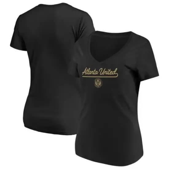MLS Atlanta United FC Women's Short Sleeve V-Neck T-Shirt image {2}