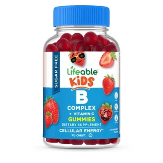 Lifeable - Sugar Free - B Complex + Vitamin C - Kids - 90 Gummies image {9}