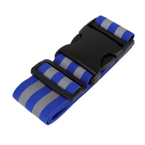 Unique Bargains Reflective Bands for Waist Reflective Belts High Visibility Night Cycling Riding Reflector Tape 2 Pcs image {3}