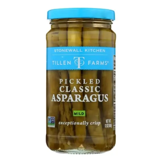 Tillen Farms Pickled Classic Asparagus - Case of 6/12 oz image {1}
