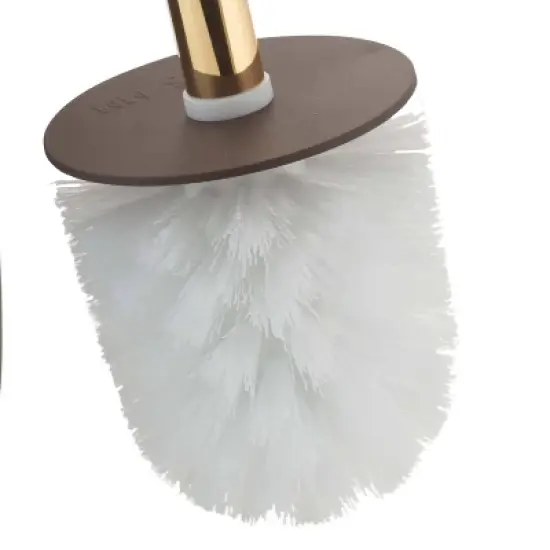 Lisse Wide Bowl Brush with Rubberized Finishing Espresso - Elle D&eacute;cor image {3}