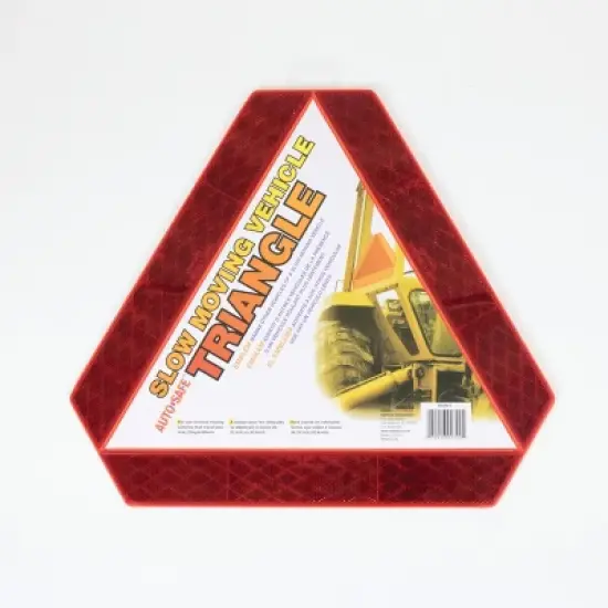 Sate-Lite&reg; Slow-Moving Vehicle Triangle in Orange image {1}