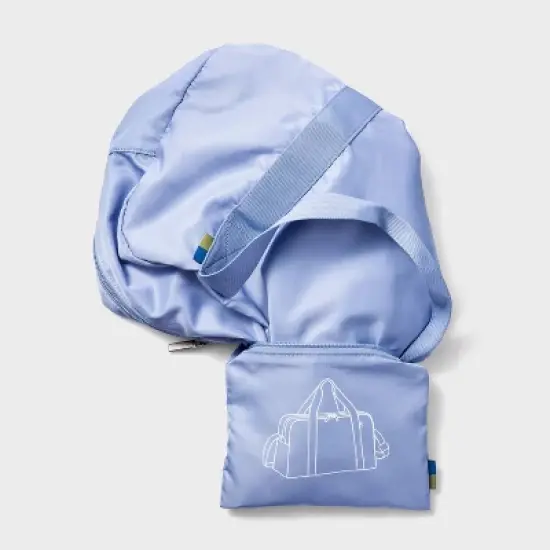 30L Packable Duffel Bag Blue - Open Story&trade; image {4}