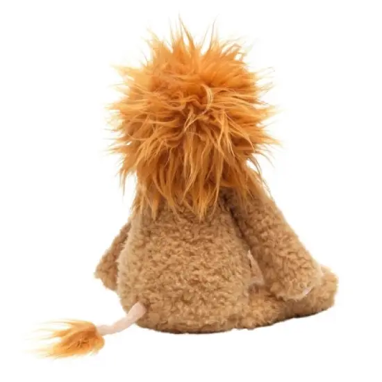 Lambs & Ivy Jungle Friends Plush Lion with Bird Stuffed Animal Toy - Everett image {3}