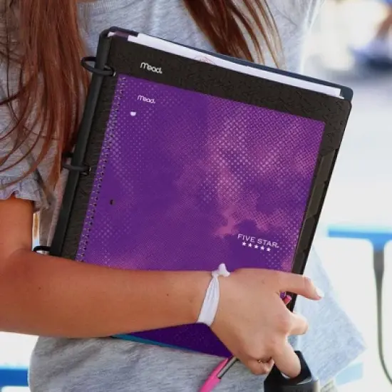 Five Star Active Subject Notebook 80ct Purple image {7}