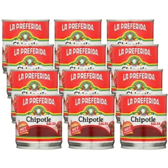 La Preferida Chipotle Salsa - 12 pack, 7 oz image {4}