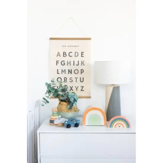 Pearhead Wooden Stacking Toy - Rainbow - 5pc image {8}