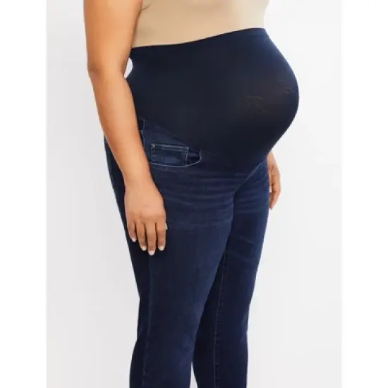 Plus Size Secret Fit Belly Skinny Leg Maternity Jegging | Jessica Simpson image {3}