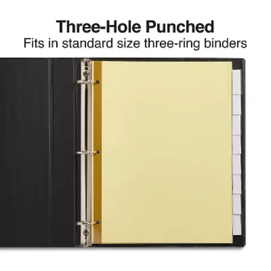 MyOfficeInnovations Big Tab Blank Paper Dividers 8-Tab Clear 4/Pack (13516/14482) 431424 image {4}